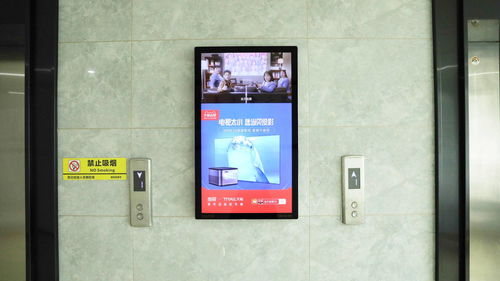 當貝電梯廣告又來了,這樣的廣告我服,但我得找物業要廣告費去